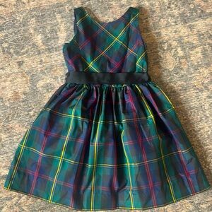 Ralph Lauren Tartan Plaid Kids Holiday Dress size 6